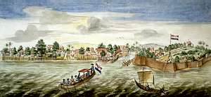 Afbeelding: De VOC in Melaka in de 18de eeuw